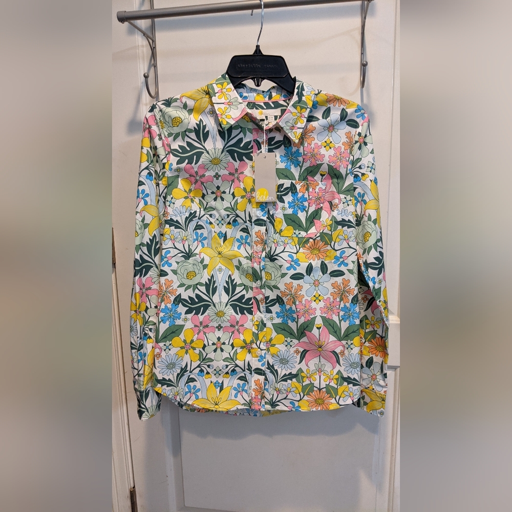 Boden Classic Cotton Shirt size 4 regular